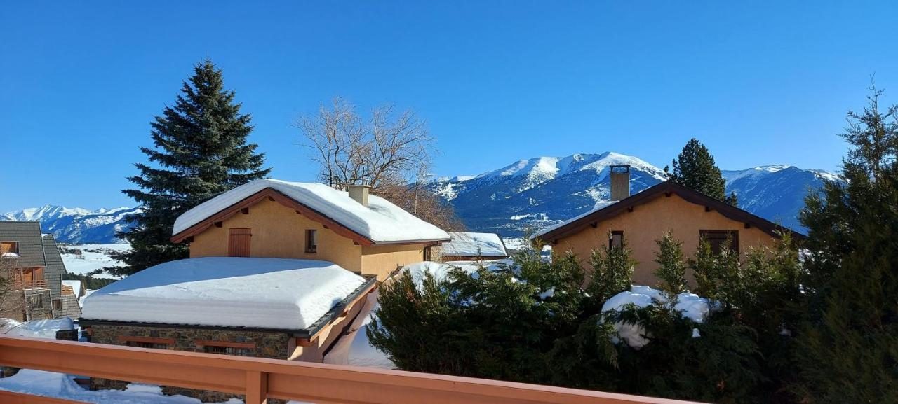 Font-Romeu-Odeillo-Via Residence Campredon - Decoration Typique - 25M2 De Terrasse Amenagee Plein Sud Avec Vue Panoramique - Internet - Jardin - Parking - Navette - Linge Et Menage En Options Payantes מראה חיצוני תמונה