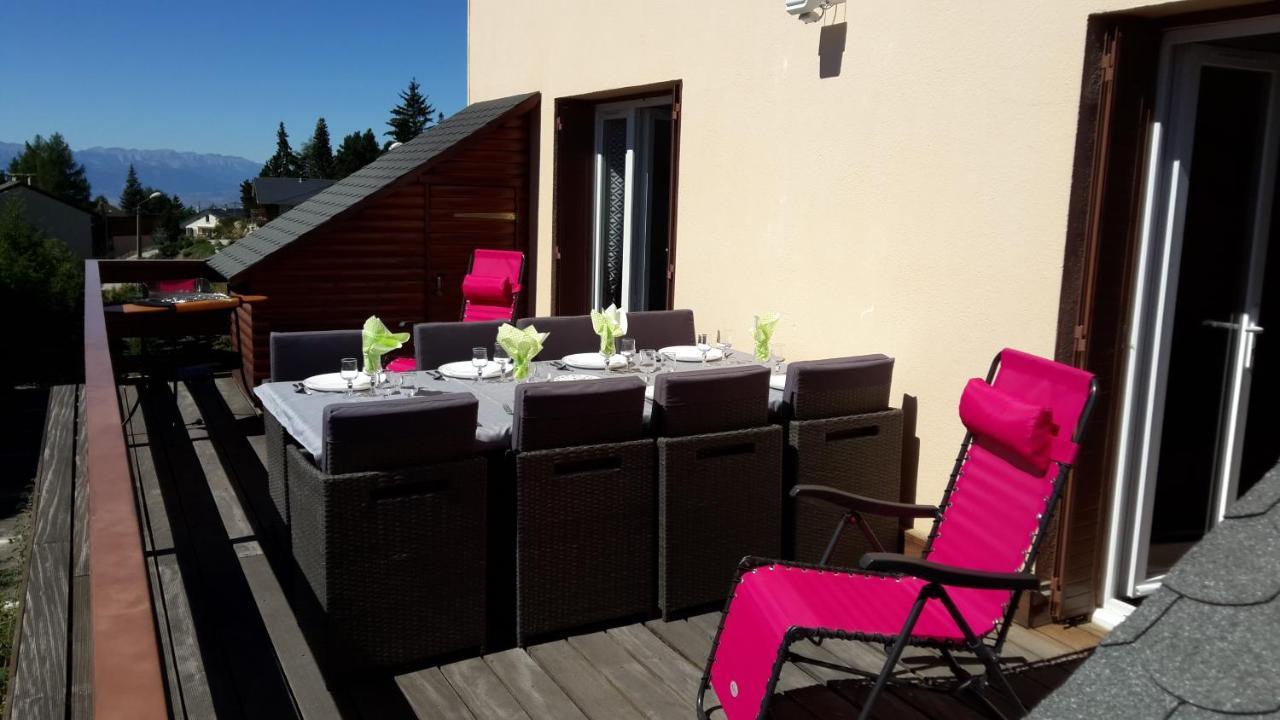 Font-Romeu-Odeillo-Via Residence Campredon - Decoration Typique - 25M2 De Terrasse Amenagee Plein Sud Avec Vue Panoramique - Internet - Jardin - Parking - Navette - Linge Et Menage En Options Payantes מראה חיצוני תמונה