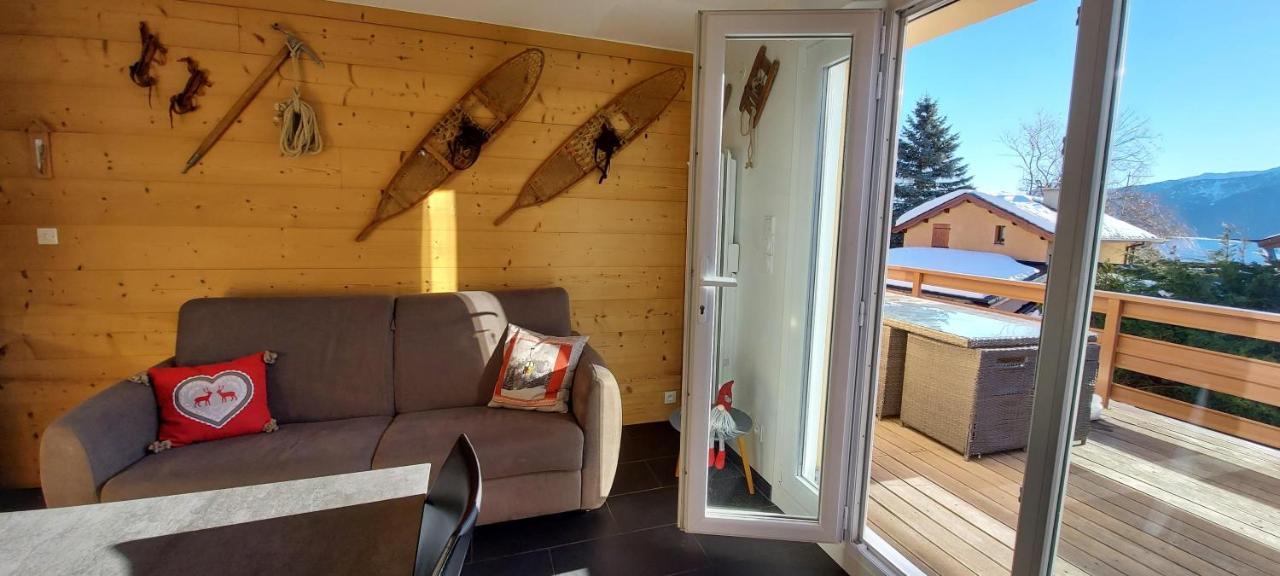 Font-Romeu-Odeillo-Via Residence Campredon - Decoration Typique - 25M2 De Terrasse Amenagee Plein Sud Avec Vue Panoramique - Internet - Jardin - Parking - Navette - Linge Et Menage En Options Payantes מראה חיצוני תמונה